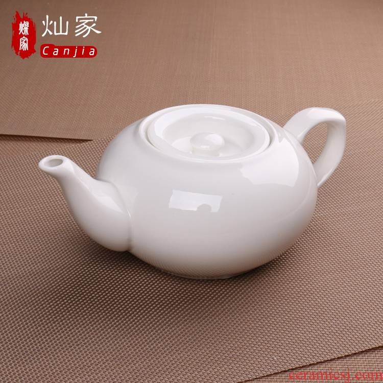 Can is home to large flat expressions using pot of white coffee pot cool creative teapots European ceramic pot, kettle hotel home