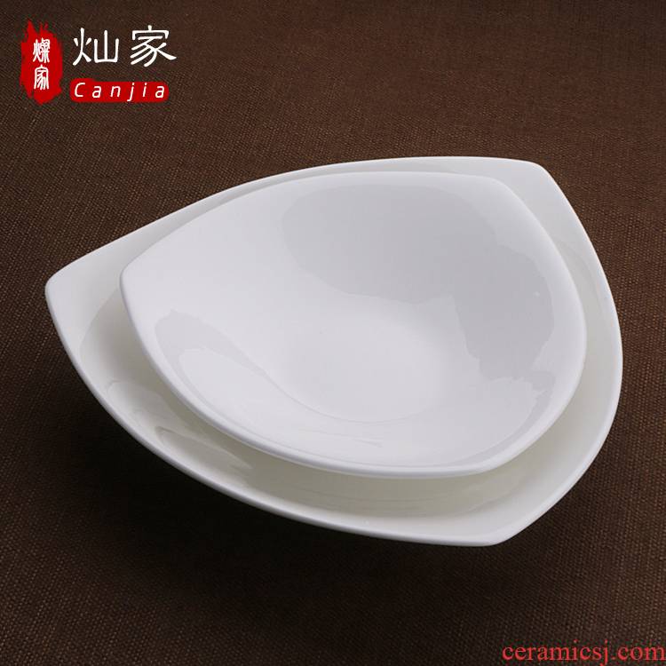 Can is the home of new white triangle rainbow such as bowl bowl bowls of rice bowl salad bowl western creative ceramic tableware
