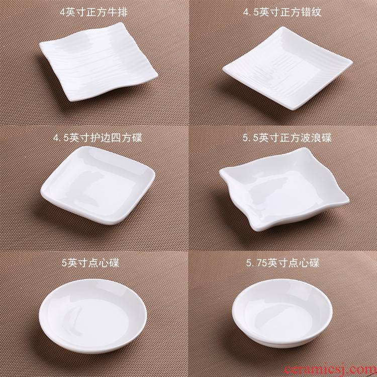 The downtown home dessert snacks Japanese European tableware cake dish of soy sauce dish plate plate snack ceramic plate