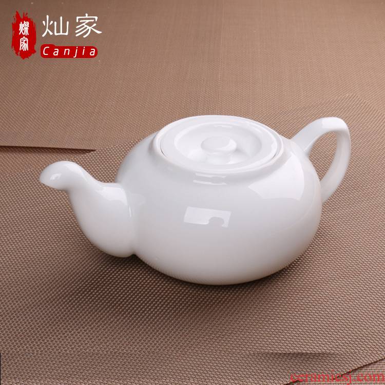Can is home curved expressions using pot of ceramic white coffee pot cool creative teapots European ceramic pot, kettle hotel household utensils