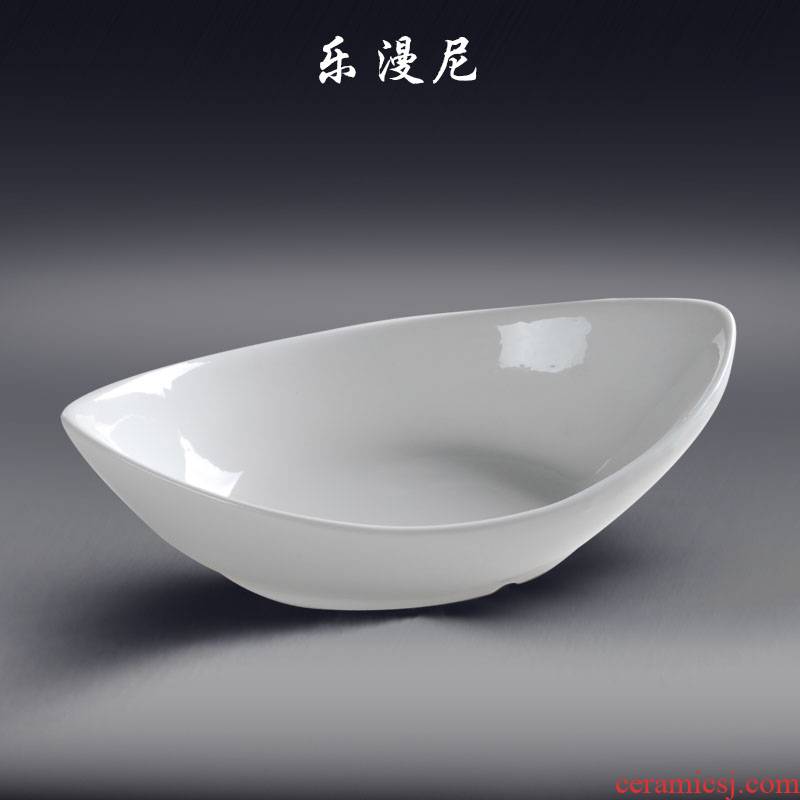 Le diffuse, - new double pointed to use - hotel ceramic household tableware special dish bowl of hot salad