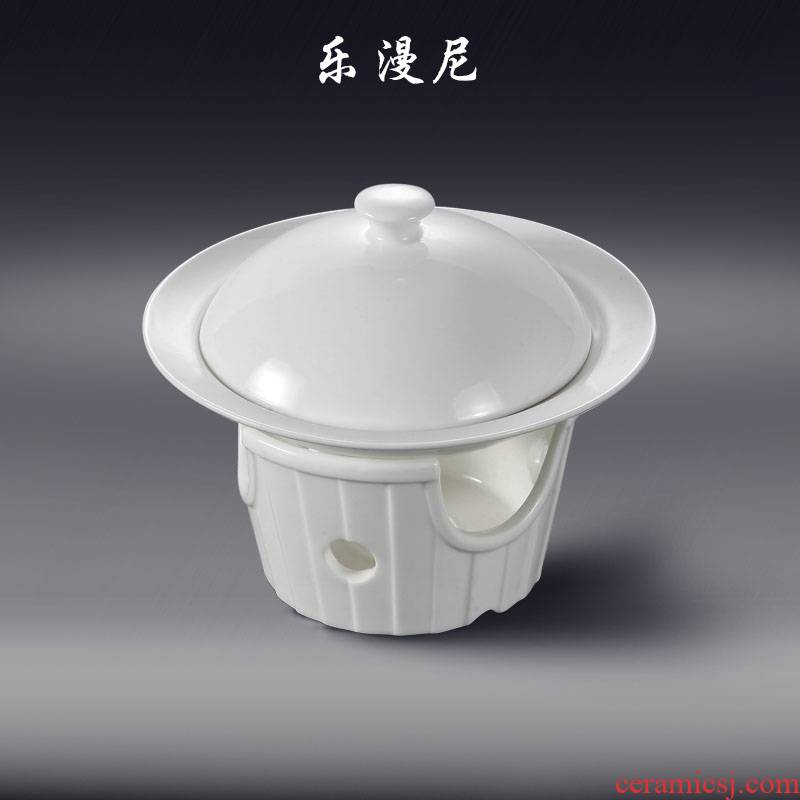Le diffuse, three foot warmer - white candles ceramic hotel tableware/pan base alcohol furnace furnace stew