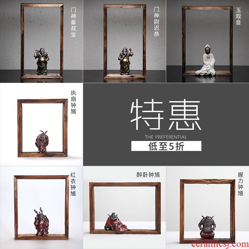 The Wu family fang goalkeeper ceramic wall hanging three - dimensional role ofing creative arts and crafts sitting room wall act the role ofing is tasted