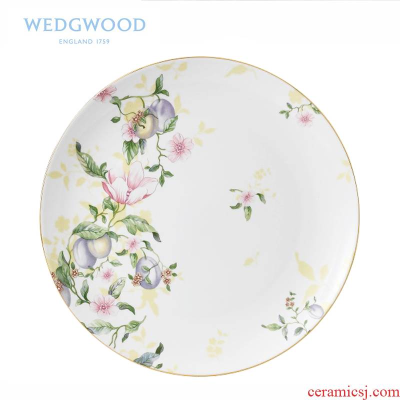 British WEDGWOOD embroider beautiful sweet blackberry ipads China English from 27 cm flat sheet only western food steak plate
