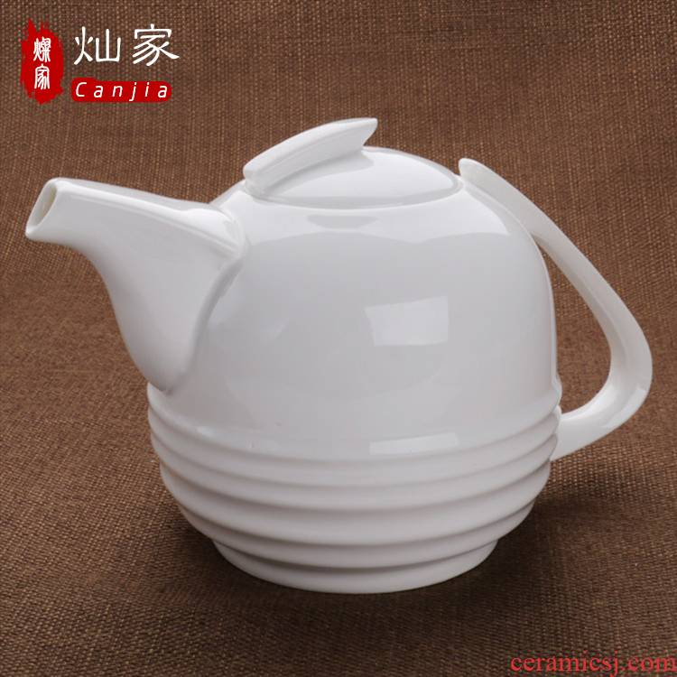 Snow good pot of pure white ceramic coffee pot cool creative teapots European ceramic pot, kettle hotel household jugs