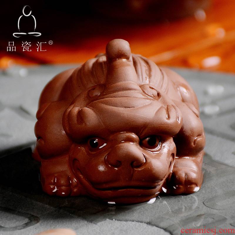The Product porcelain sink dragon nine children straining auspicious the mythical wild animal purple sand tea pet tea taking that occupy the home furnishing articles accessories