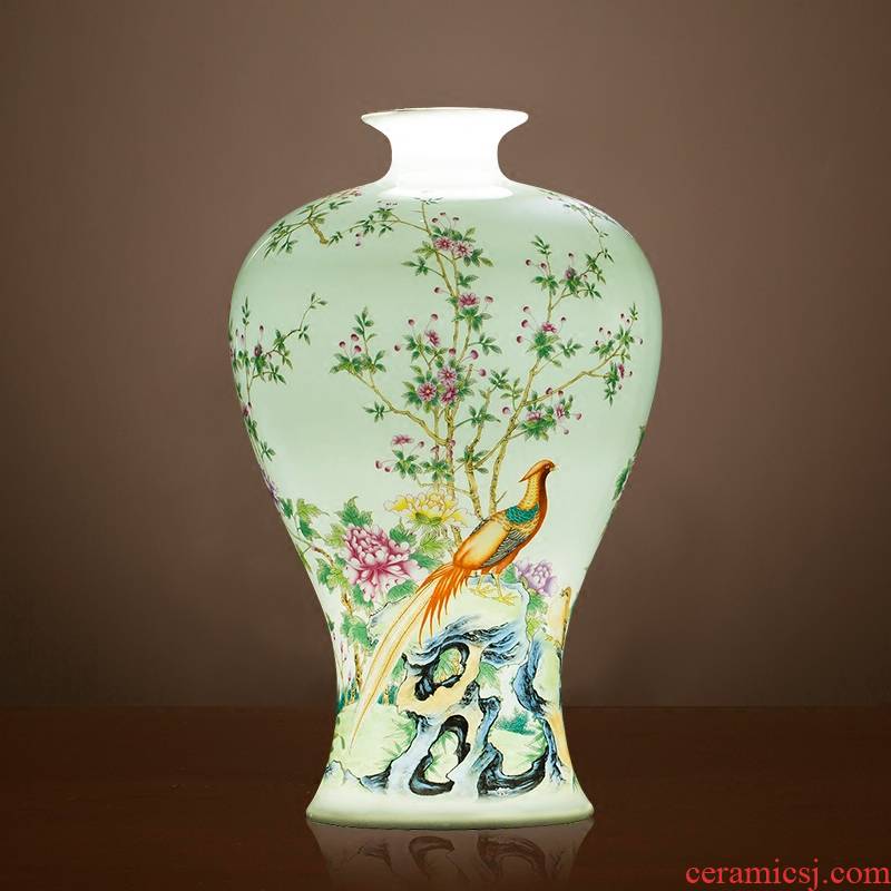 Jingdezhen ceramics, vases, flower arranging place of the sitting room of Chinese style household wine rich ancient frame porch decoration decoration