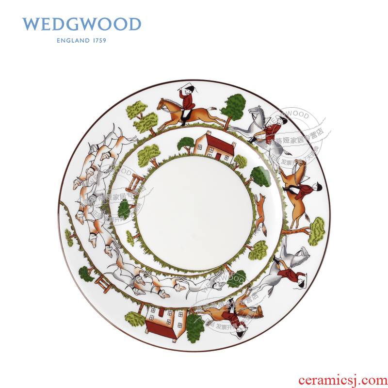 Wedgwood waterford Wedgwood Hunting Scene Hunting series of decorative plate 20 cm ipads porcelain plates