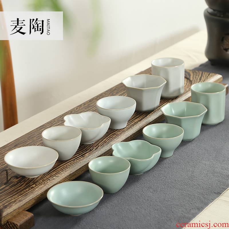 MaiTao kung fu tea sample tea cup bowl is perfectly playable cup master cup tea cups your up, your up ceramic cup
