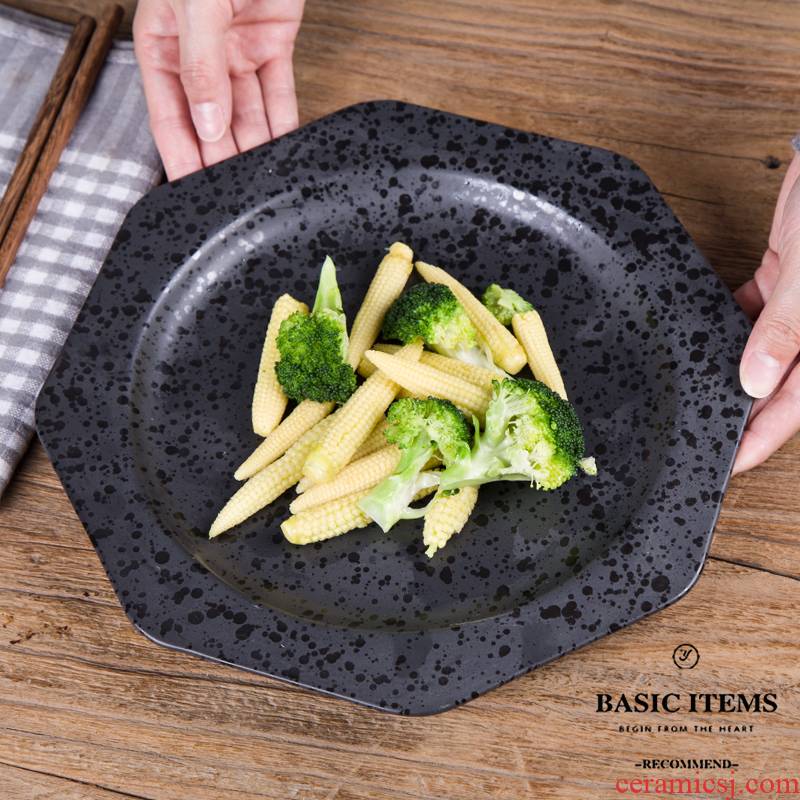 Ceramic creative Japanese tableware special cooking plate cold dish plate western food of cold dishes all the home plate