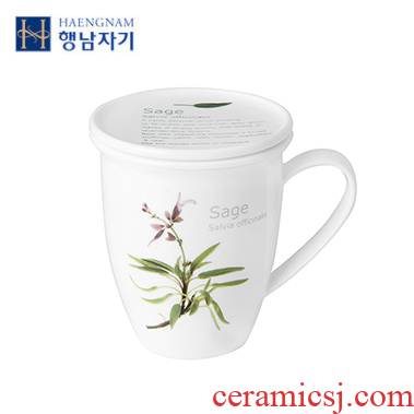 HAENGNAM Han Guoxing south China sage with cover filter cup south Chesapeake origin glair ipads porcelain cup