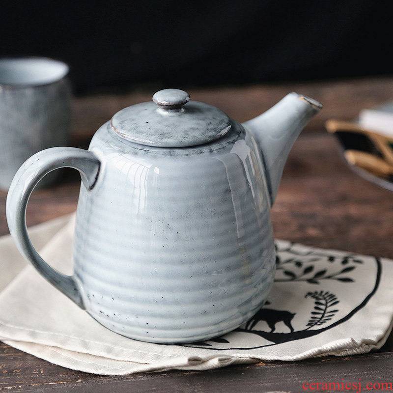 Lototo the qing xuan Japanese household checking ceramic tableware restoring ancient ways with cold hot pot of water kettle pot teapot expressions using