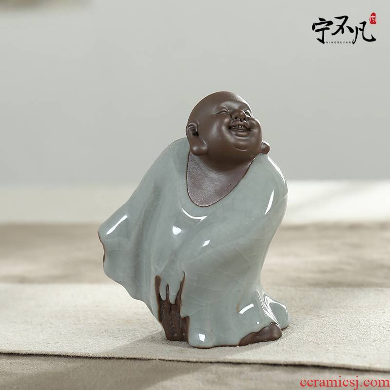 Ning uncommon ceramic tea pet furnishing articles on your elder brother up up tea accessories
