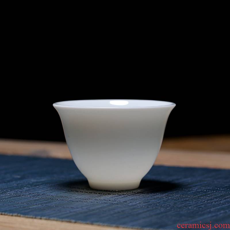 Old &, jin jade porcelain dehua white porcelain cup sample tea cup kung fu tea set ceramic individual cup single cup tea cup