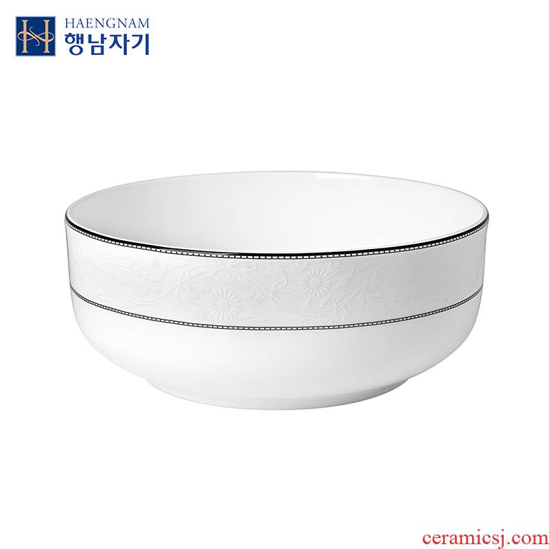 HAENGNAM Han Guoxing south China 8 inch in large soup bowl only white ipads China tableware soup bowl