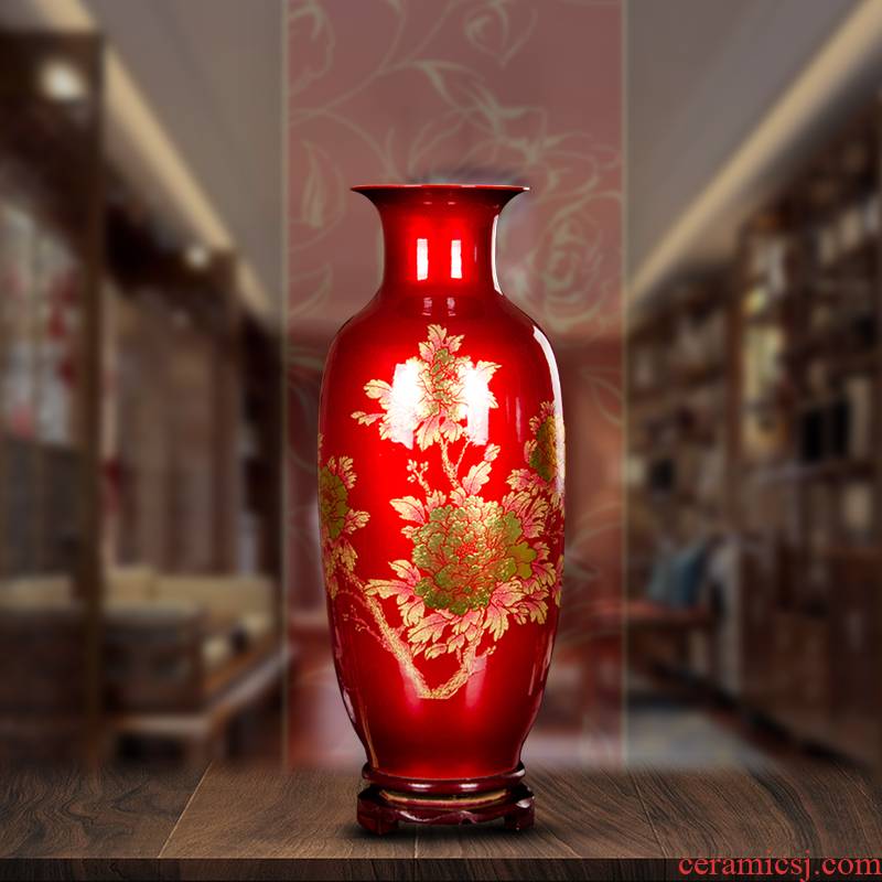 Z020 jingdezhen ceramics, vases, flower arranging is I sitting room home TV ark, handicraft decorative furnishing articles