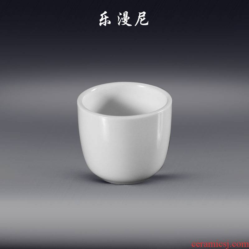 Le diffuse - American river cup - 130 ml of white ceramic hotel set up necessary tableware ultimately responds tea cups