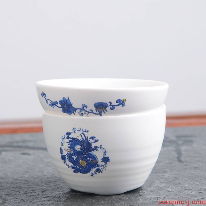 Xiang feng celadon tea white porcelain tea set of white ceramic filtration) kung fu tea spare parts