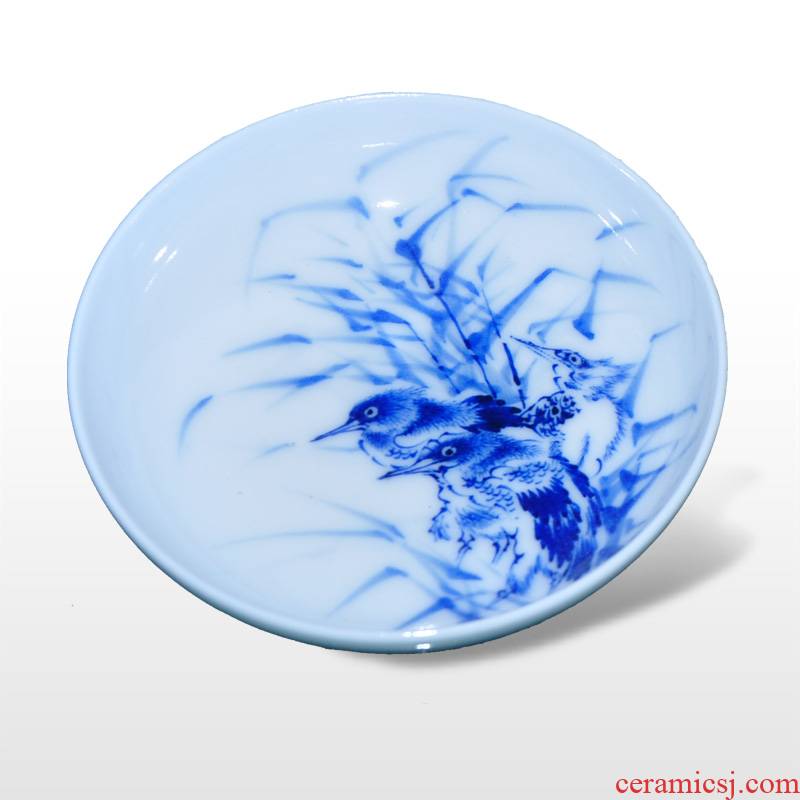 Offered home - cooked in jingdezhen glaze porcelain sample tea cup cup cup bowl hand - made porcelain cup kung fu tea