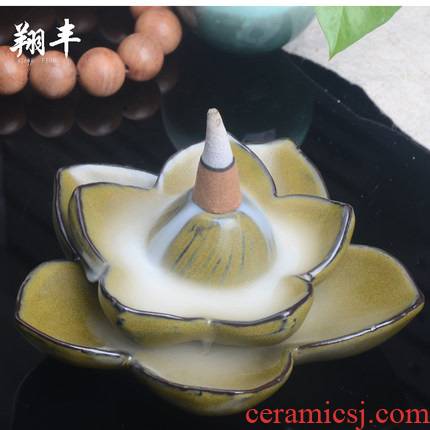 Xiang feng censer backflow creative ceramic and lotus pond moonlight coarse pottery aromatherapy furnace back in large and medium size of ta