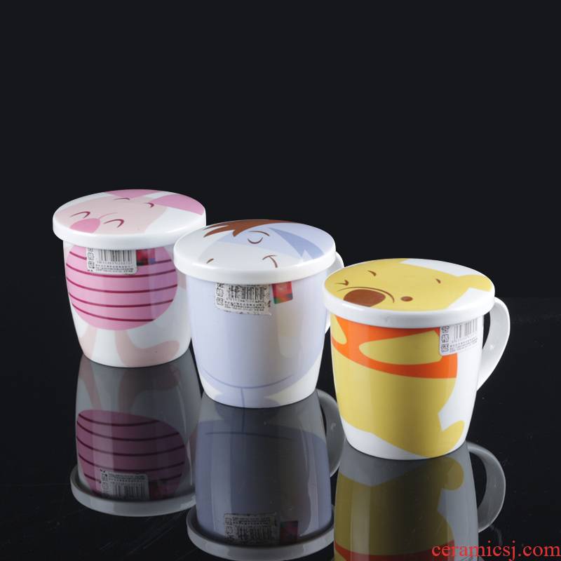 Arst/ya cheng DE ceramic cup with cover jack mark cup water cup cartoon cup tea cups of coffee cup
