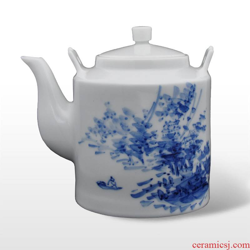 Offered home - cooked in jingdezhen porcelain tea set hand - made kung fu masters the teapot Tang Shengyao hand - made tea tea kettle device
