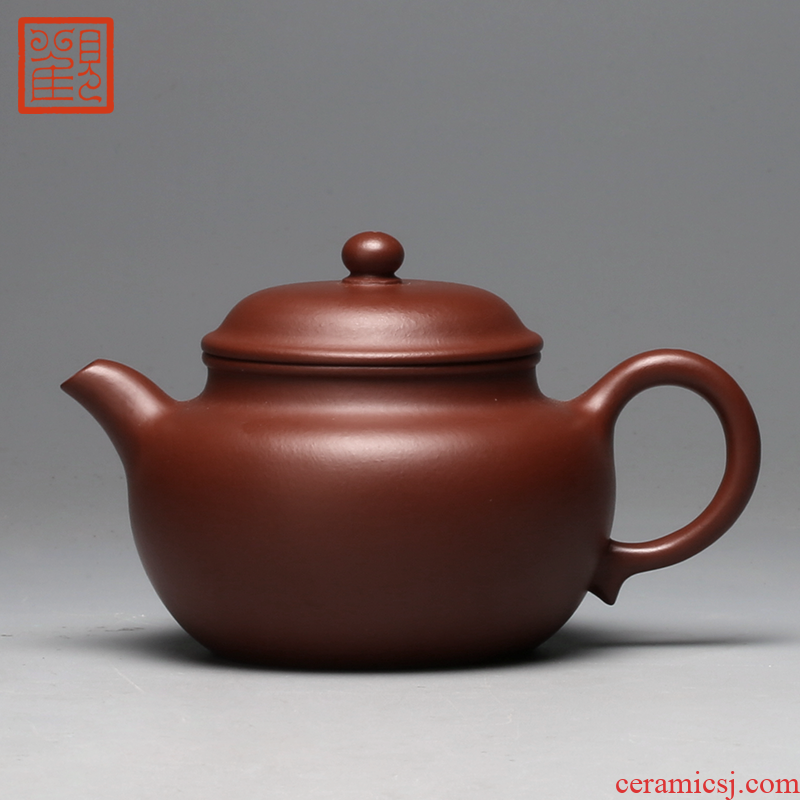 Restoring museum yixing it manual undressed ore mud zhu small kung fu tea pot pot of archaize of tea set