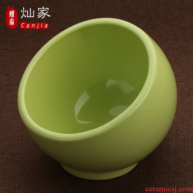 Can is home ceramic spherical creative snack cup shaped bowl bowl dessert buffet seasoning cup to use color to use