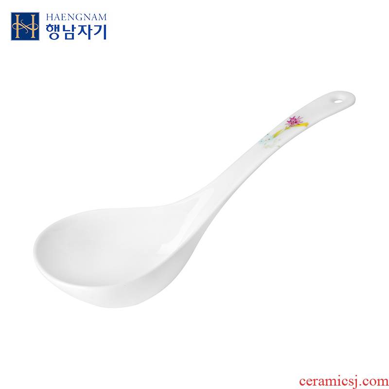 HAENGNAM Han Guoxing south China says big spoon of single only south Chesapeake origin ipads porcelain spoon