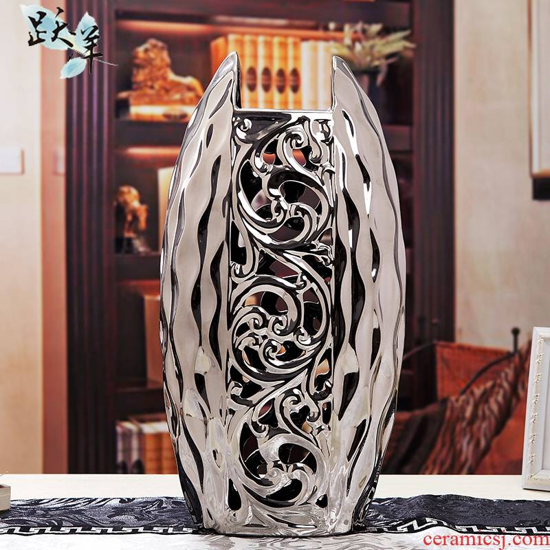 European vase furnishing articles ceramic table land contracted sitting room TV cabinet accessories creative home American arts and crafts