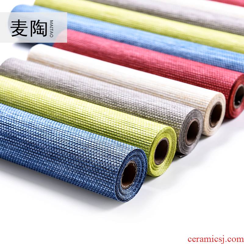 MaiTao weave tea table flag Japanese manual contracted mat waterproof zen tea table cloth spare parts for the tea taking