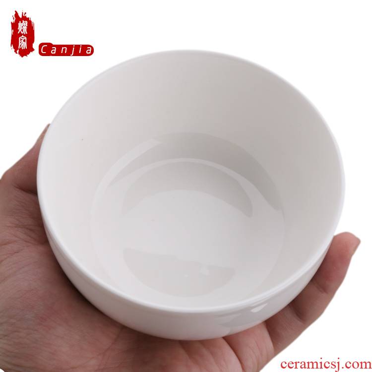 Pure white Australia rainbow such as bowl bowl of soup bowl bowl of Korean mercifully ceramic tableware ceramic bowl of rice bowl bowls