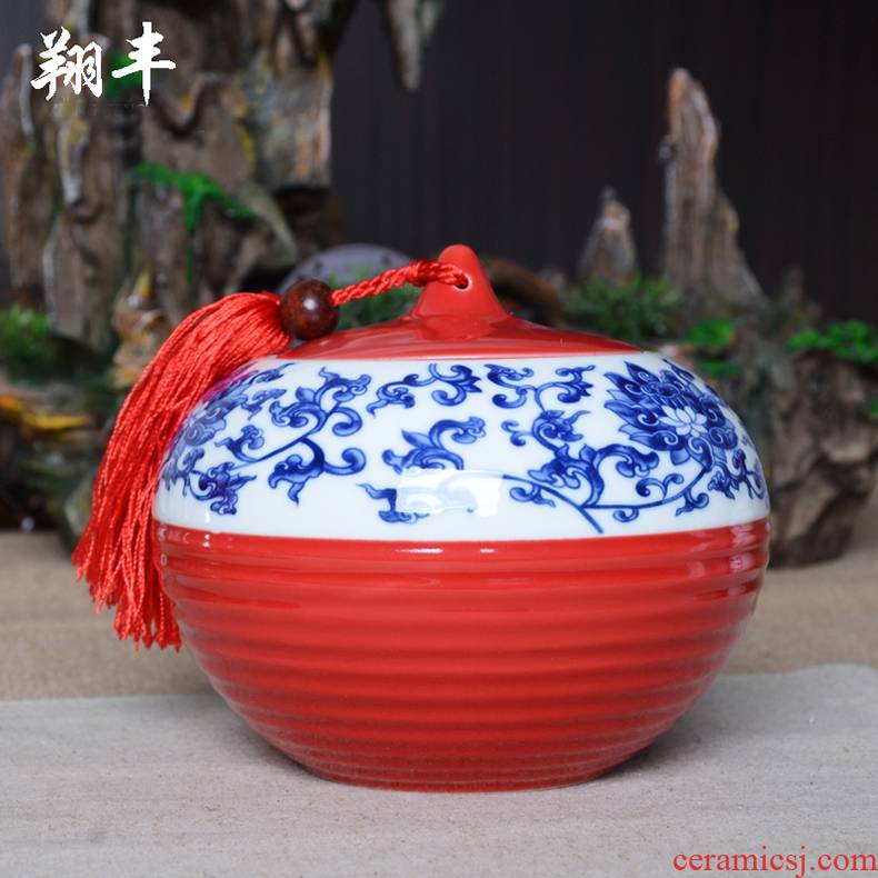 Xiang feng tea large bucket of pu - erh tea box seal your up ceramic tea pot