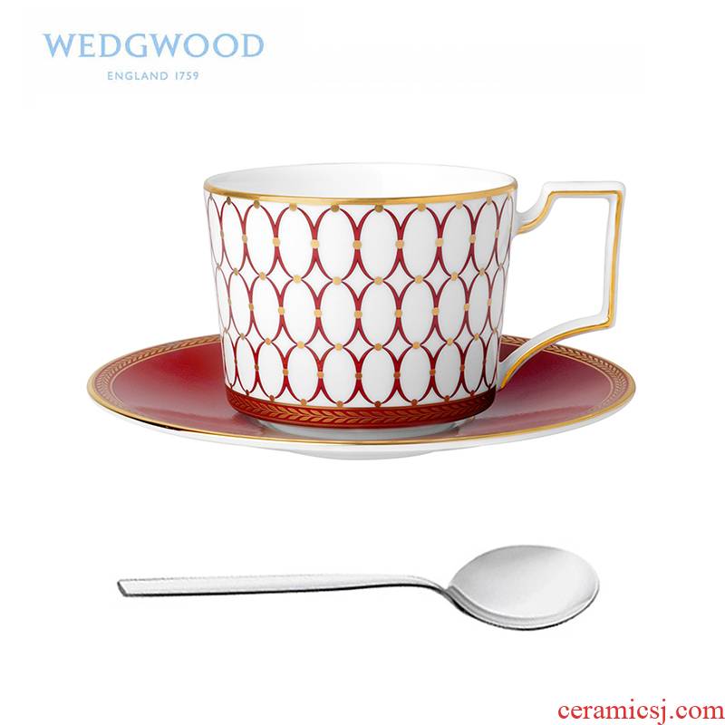 Wedgwood Renaissance powders in 1 cup of disc 1 run (red) ipads China tea/coffee set