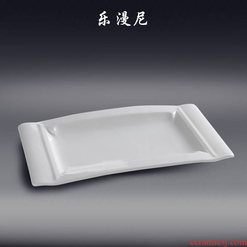Le diffuse, Fahrenheit book disc - hotel rooms white ceramic hot and cold food shaped flat plate