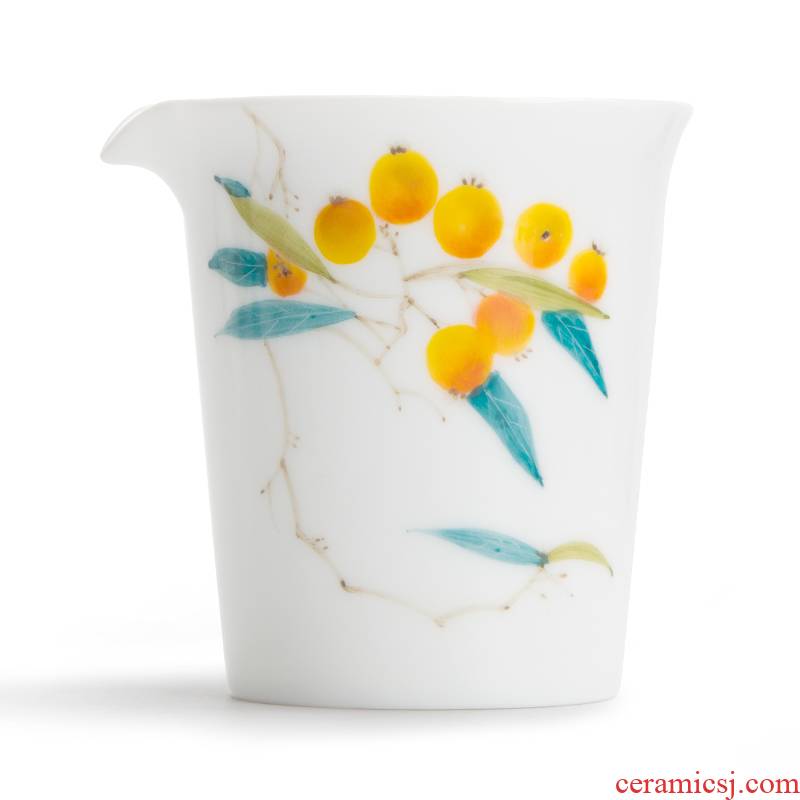 [proprietary] Mr Nan shan ceramic hand - made LuZhi kung fu tea tea accessories fair keller cup