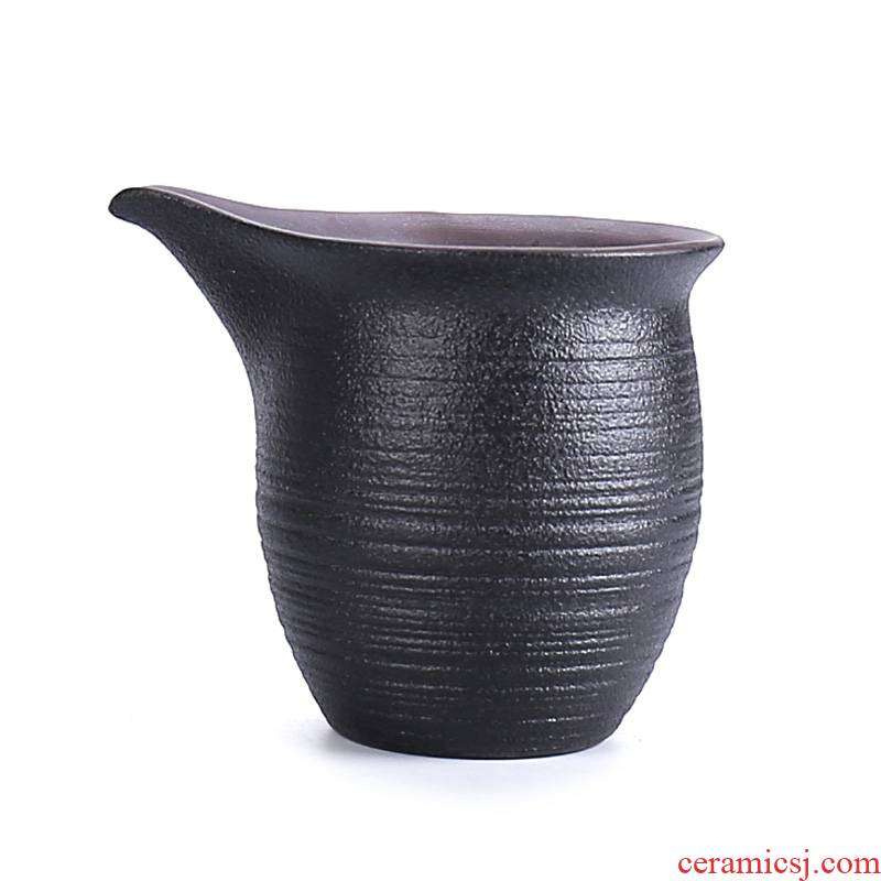 Ceramic tea set fair cup of black tea filter kung fu tea tea tea accessories points, large coarse pottery tea sea