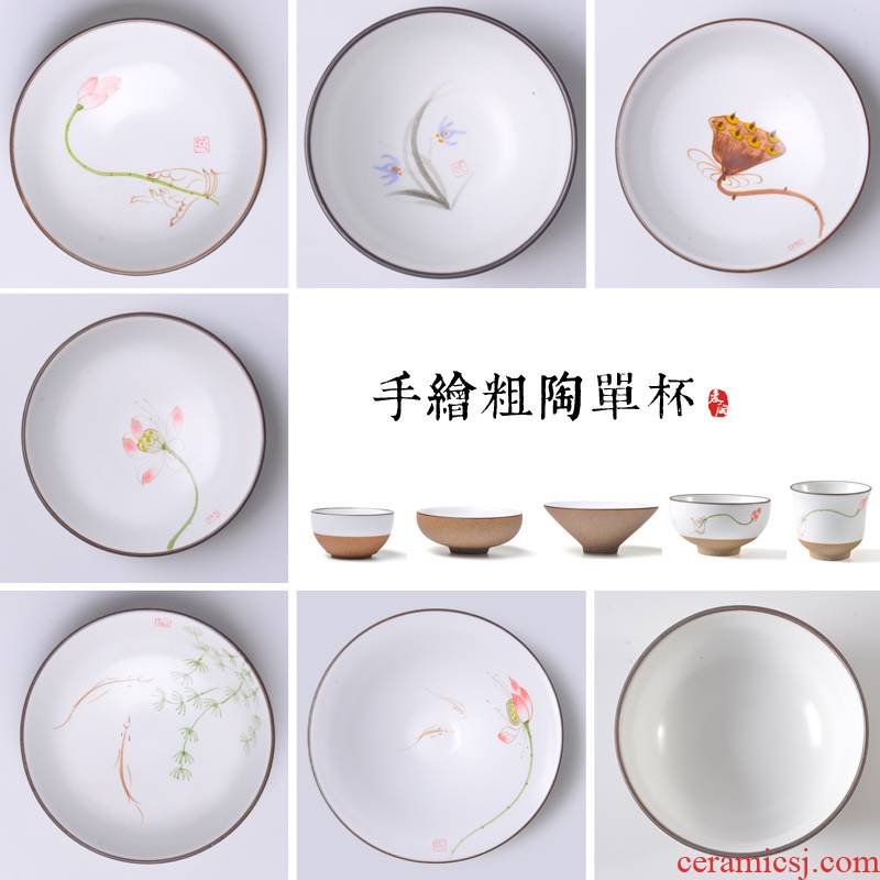 MaiTao jingdezhen hand - made sample tea cup small ceramic cups kung fu your up up with pu - erh tea masters cup