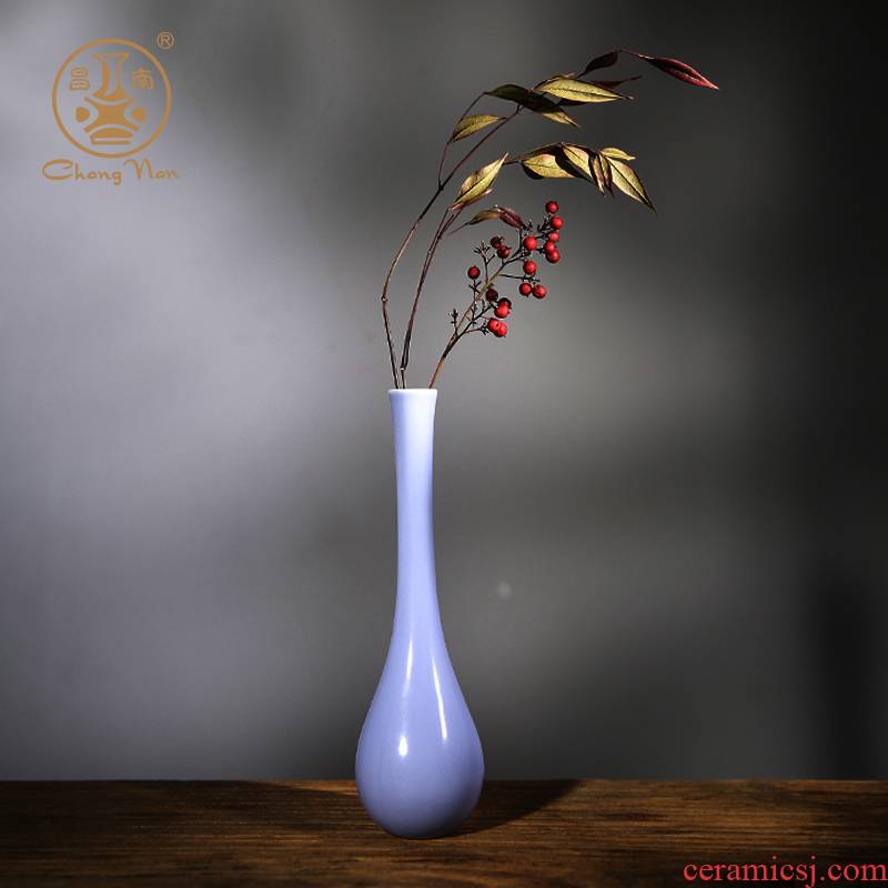 Chang south jingdezhen ceramic floret bottle manually furnishing articles flower tea accessories creative household act the role ofing is tasted small flowers