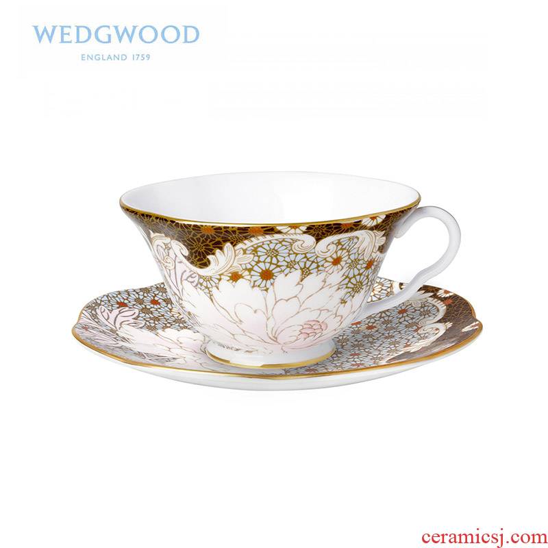 British Wedgwood Daisy Daisy blue ipads porcelain cup, coffee cup exposure red tea cups