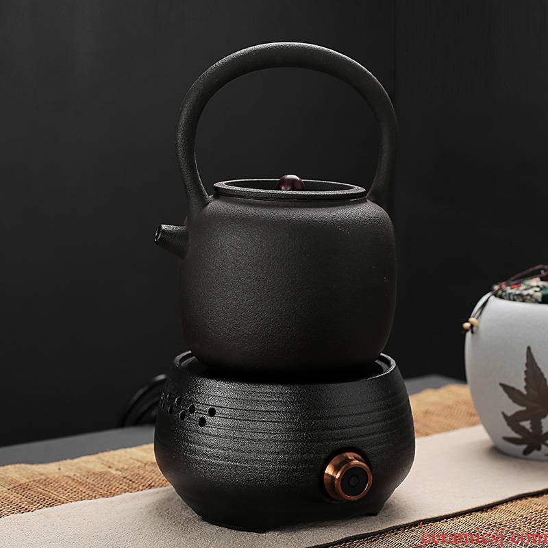 Old &, electric heating TaoLu kettle boil tea glass ware home side put the pot of kung fu tea set electric furnace