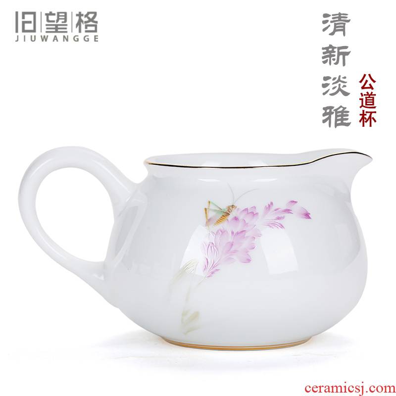 & old, kung fu tea set large white porcelain paint and glass ceramic fair keller cixin qiu - yun fresh tea and tea cups