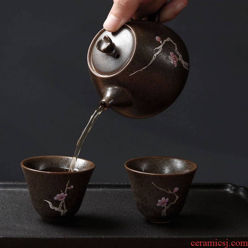 Porcelain # constant travel to crack a pot of two glass ceramic kung fu tea set domestic cup teapot