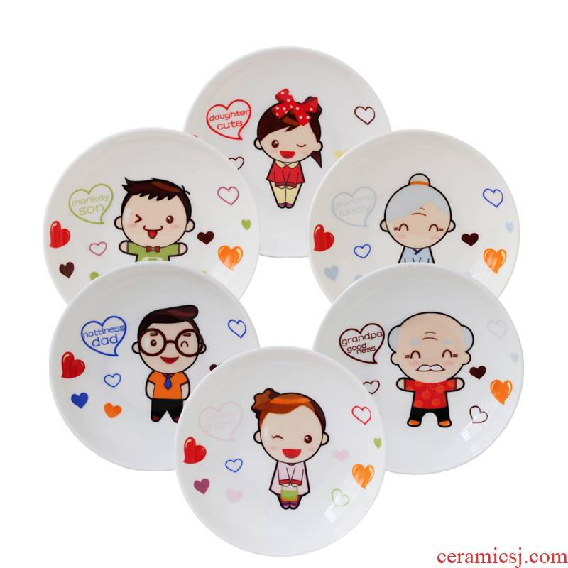 Creative ipads China flavour dish 4 inches to eat dish dip their dish condiment disc disc ceramic small dishes