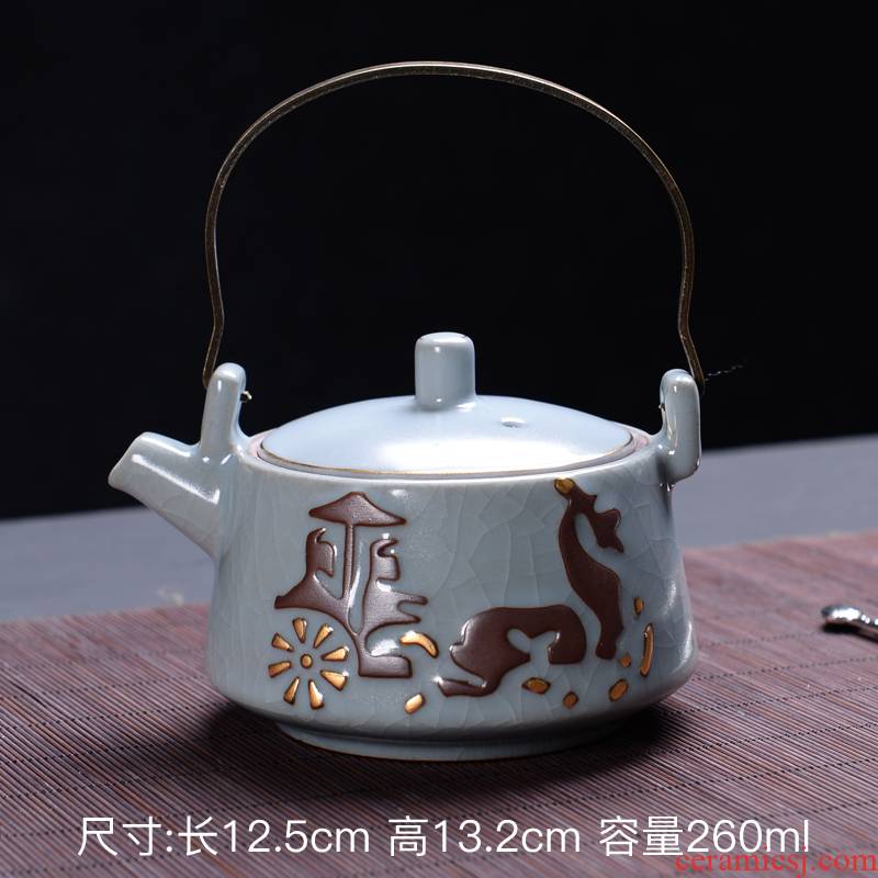 The Item your up sample tea cup teapot tea kung fu tea sea ice crack elder brother up cover bowl with ceramic cups single cup of tea