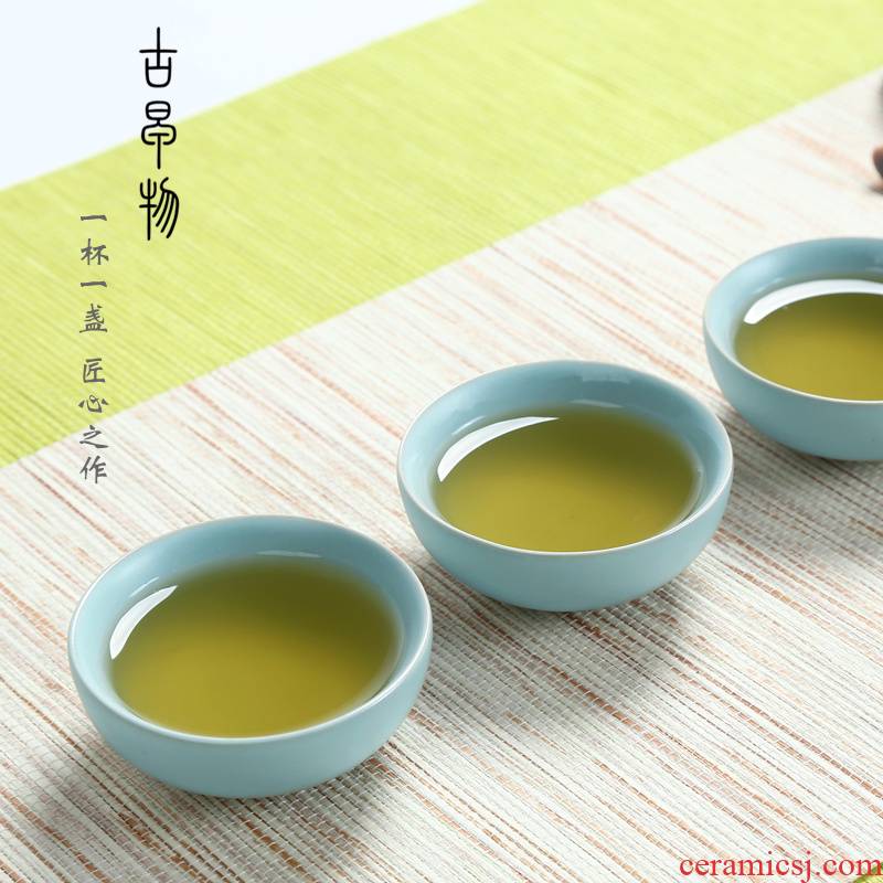 Your up porcelain cup sample tea cup a cup opening ceramic kung fu tea set domestic large master individual single CPU