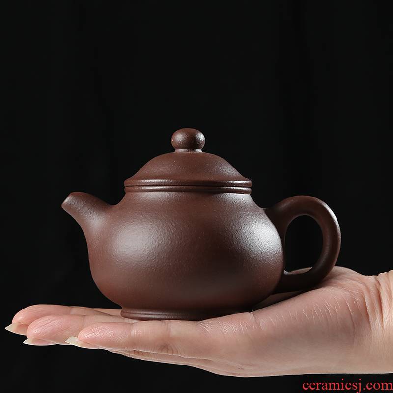 Friends are yixing it manual undressed ore old purple clay teapot kung fu tea cups suit household teapot