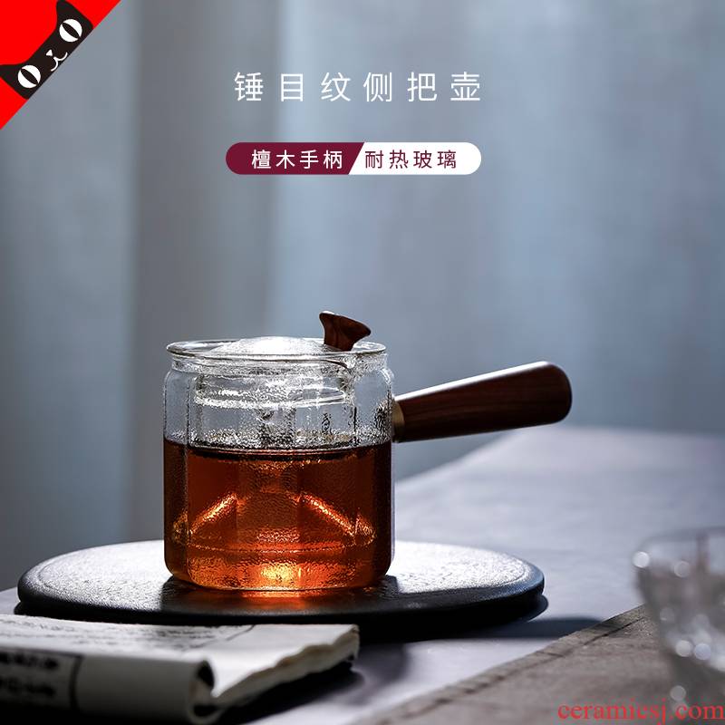 Cloud art glass tea steamer heat side boil pot of thickening automatic filtering teapot the tea, the electric TaoLu use tea set