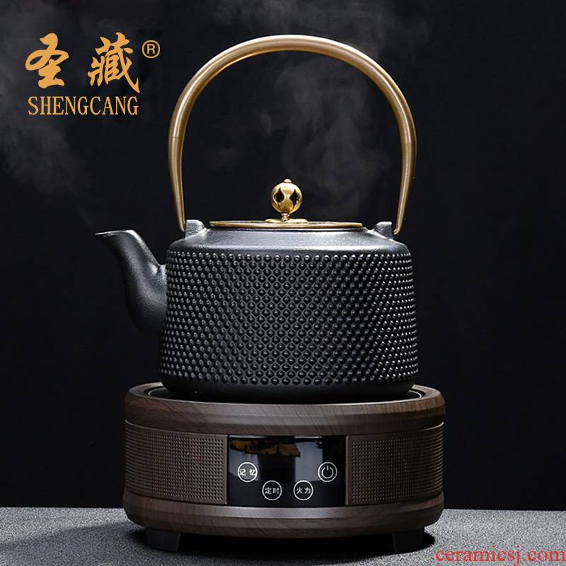 Cast iron teapot iron pot of Japanese the electric TaoLu automatic tea boiled tea, the electric heating cooking tea stove copper kettle to suit