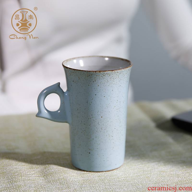 Chang south contracted picking cups of milk cup creative jingdezhen ceramic keller office cup glass cup